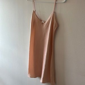 Wilfred pale pink slip dress